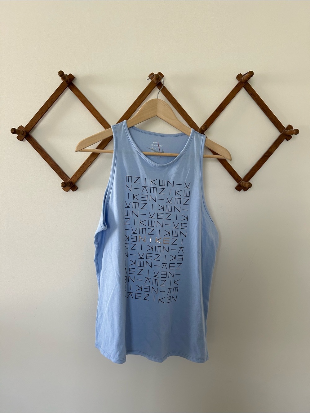 Nike Light Blue Graphic Tank